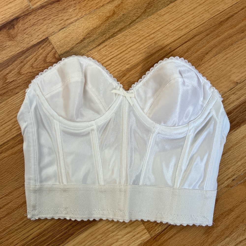 Elegant Cream Corset Top